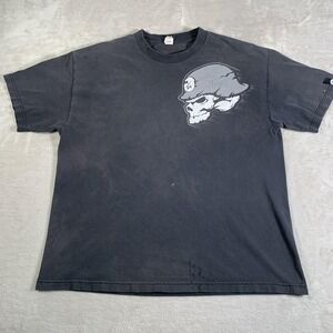 Metal Mulisha Shirt Mens‎ XL Black Skull Graphic Tee Short Sleeve Moto Back